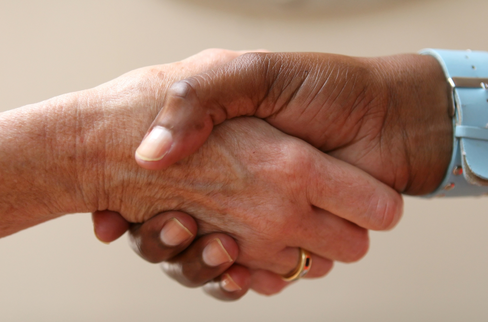 shaking hands