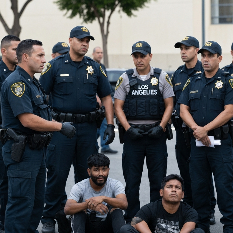 Operativos migratorios en Los Ángeles