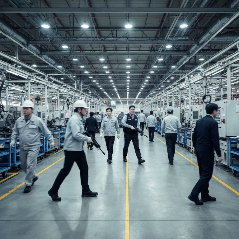 Raid inside Hyundai plant