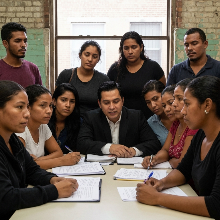 Inmigrantes venezolanos discuten TPS