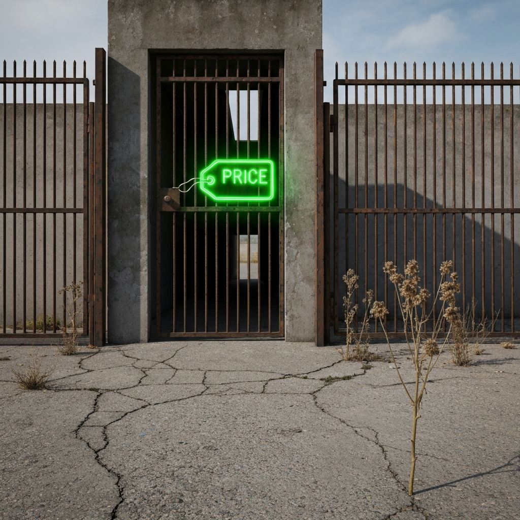 Puerta simbolica con tarifa de parole