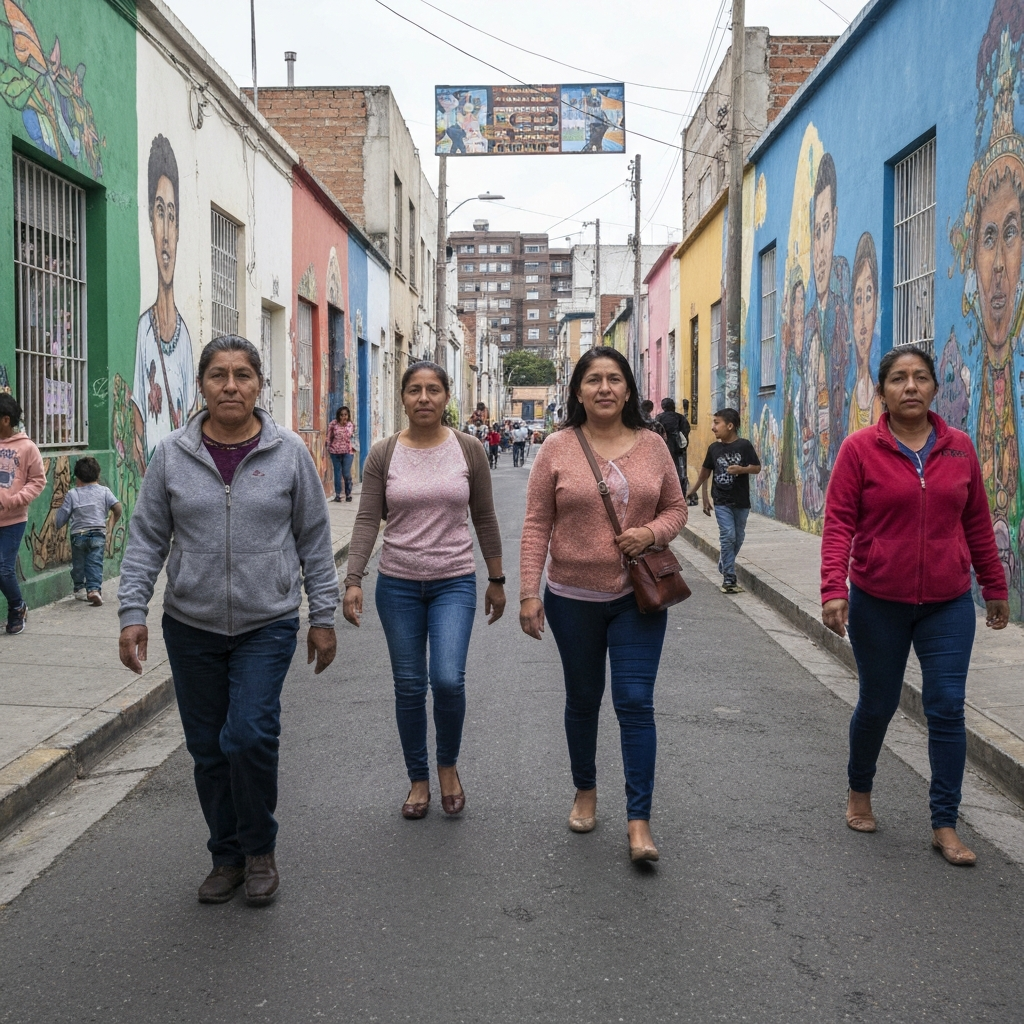 Impacto explosivo en la inmigración: 19 países quedan bajo pausa y revisión 3 Familias diversas fuera de un centro comunitario