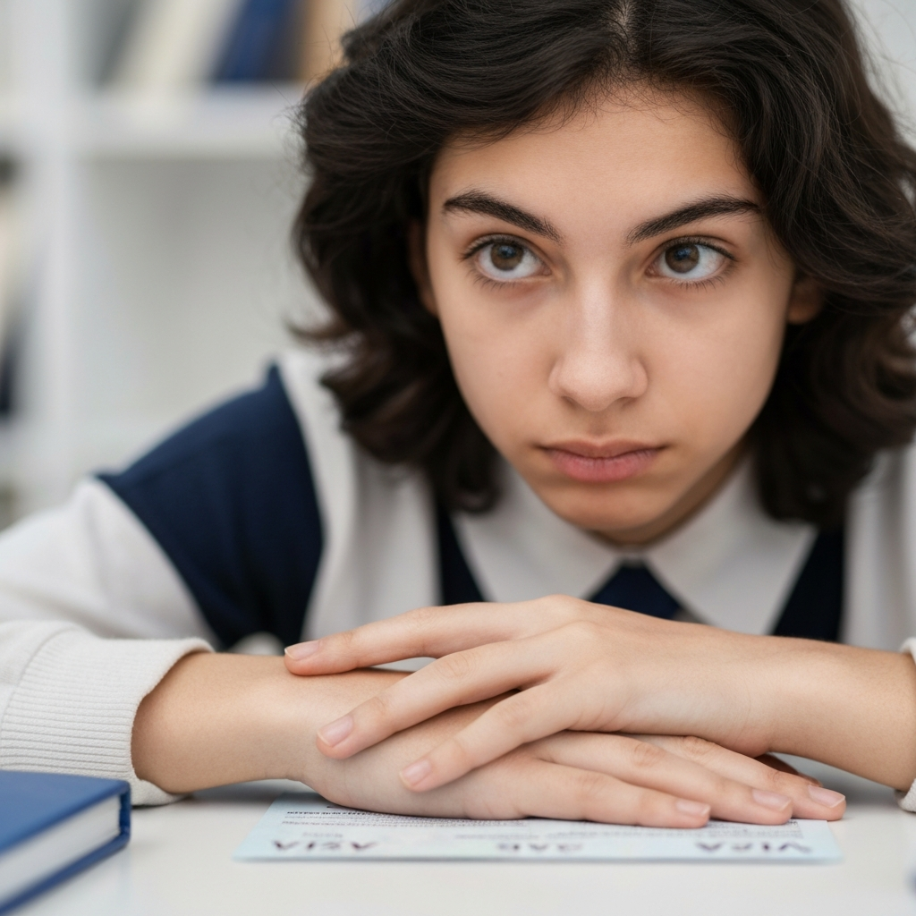 La pausa en el procesamiento de visas de inmigrantes: lo que cambia para estudiantes, intercambios y empleadores 1 Estudiante con expresion de esperanza