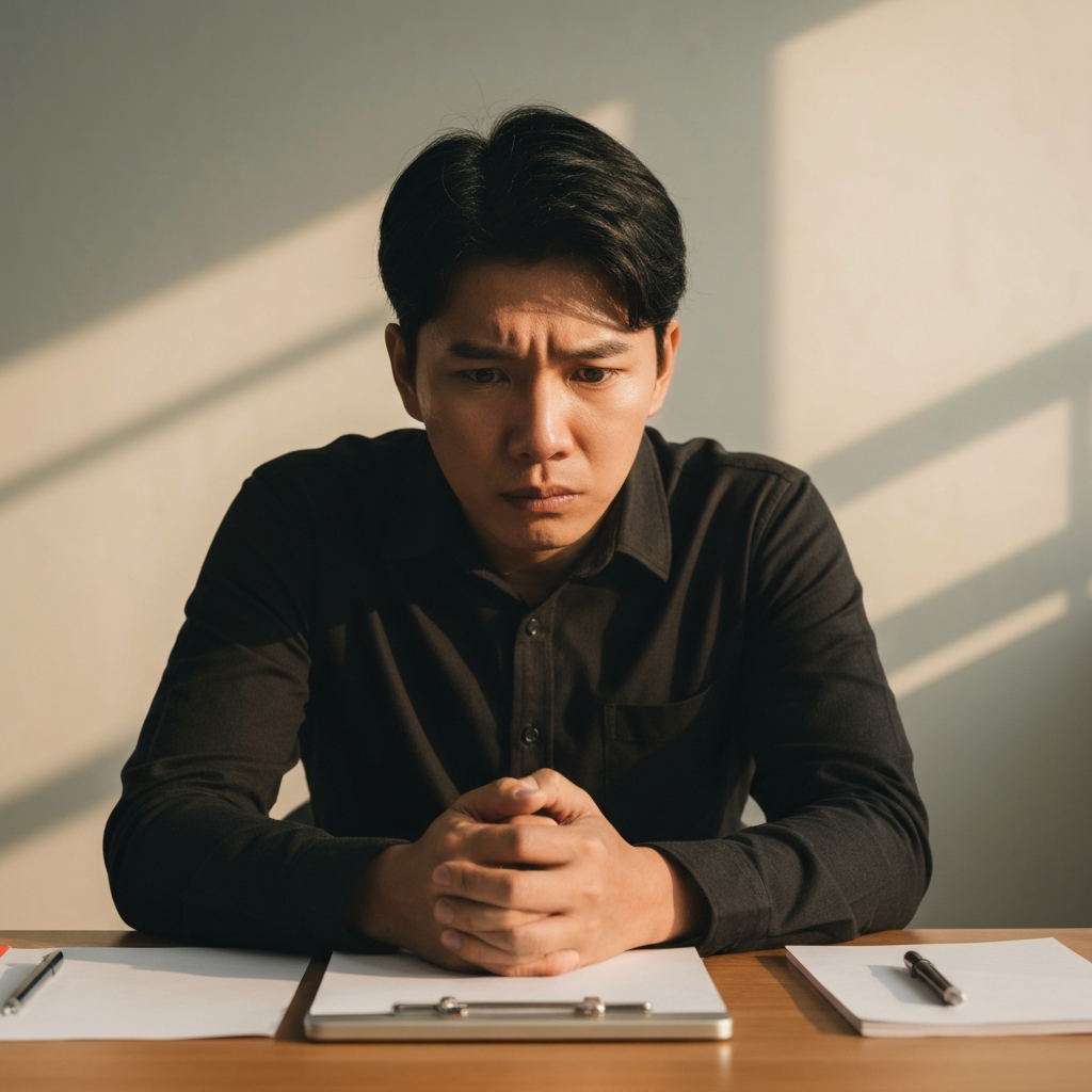 Si tengo permiso de trabajo, ¿me pueden deportar? 1 Persona con expresion de preocupacion; si tengo permiso de trabajo me pueden deportar