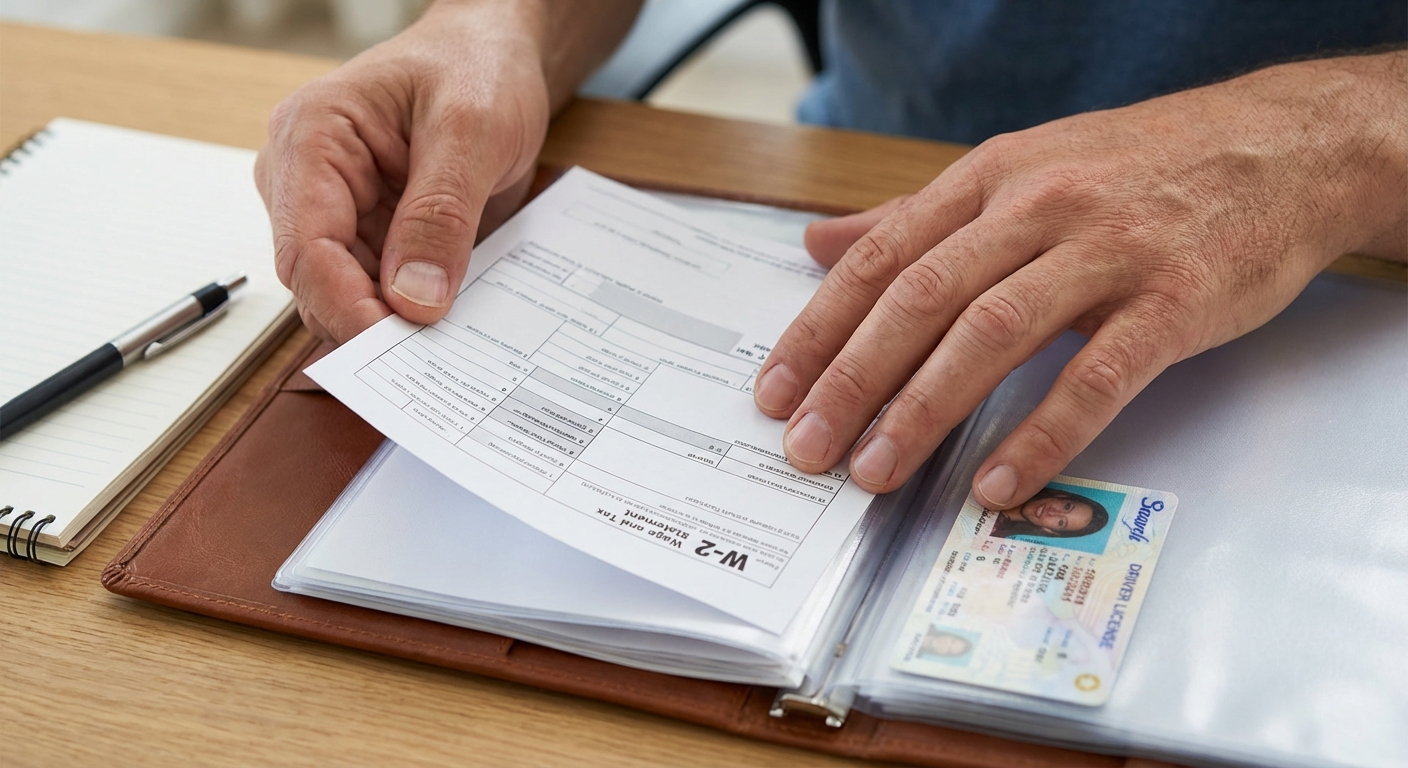 ¿Qué hacer con el retiro al quedar sin estatus migratorio y qué riesgos debes conocer? 2 Manos organizan documentos y verifican notificaciones de USCIS; Qué hacer con el retiro al quedar sin estatus migratorio