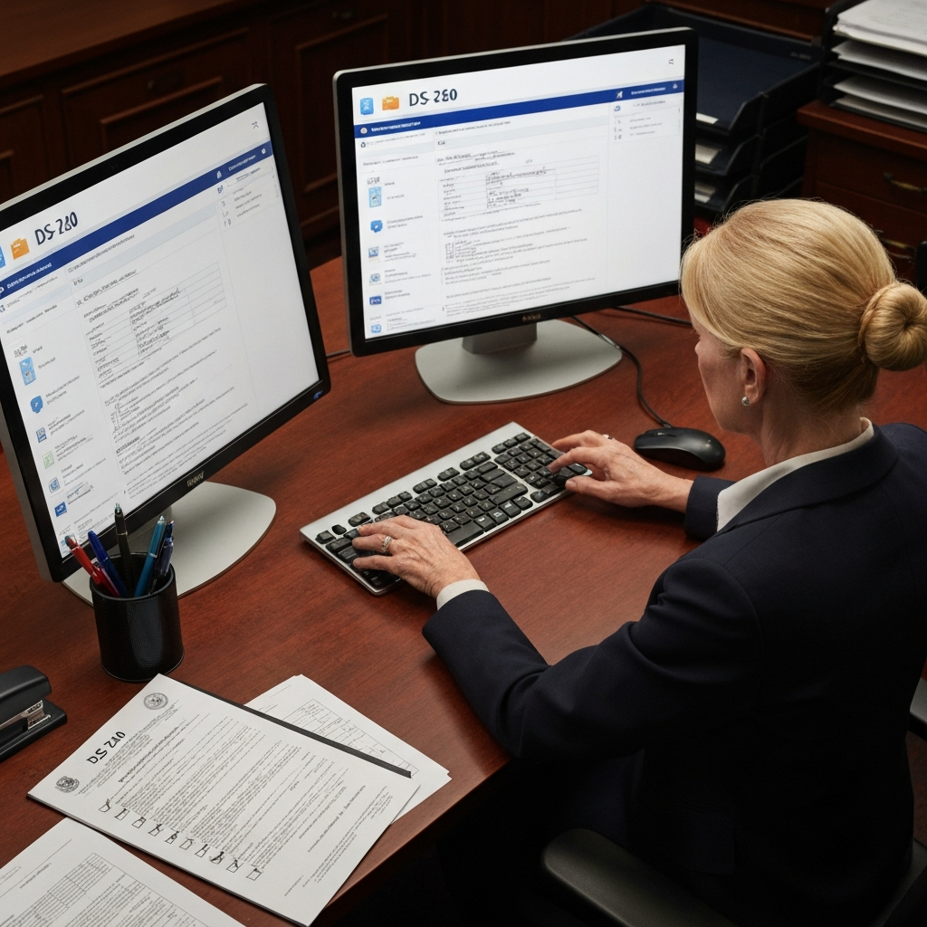 Así afectará la revisión de redes sociales en visas K-1, R, J-1, B-1 y T/U 2 Mesa de atencion consular mostrando procesamiento