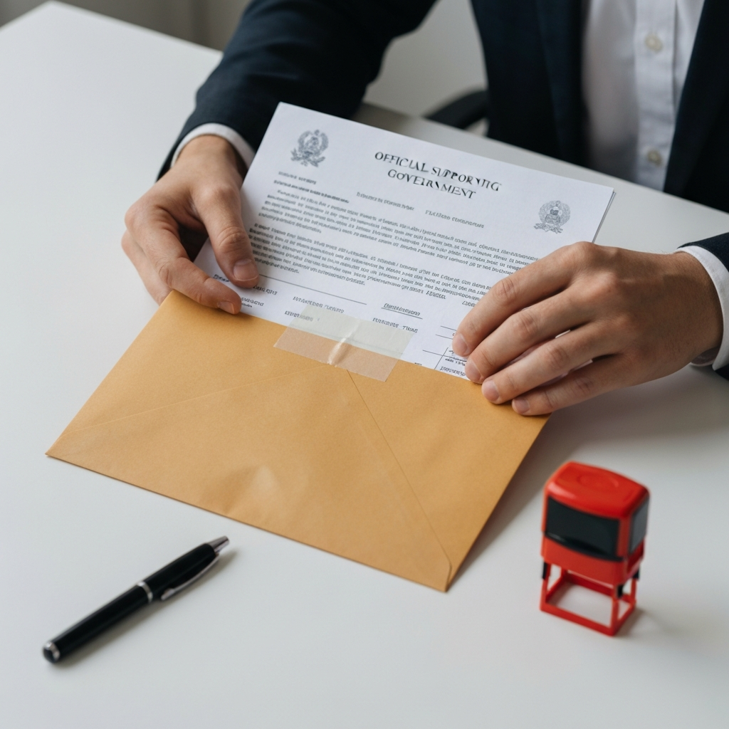 Descubre cómo el nuevo boletín de visas abre una ventana para solicitar la residencia en Estados Unidos ahora 2 Manos colocando documentos de visa