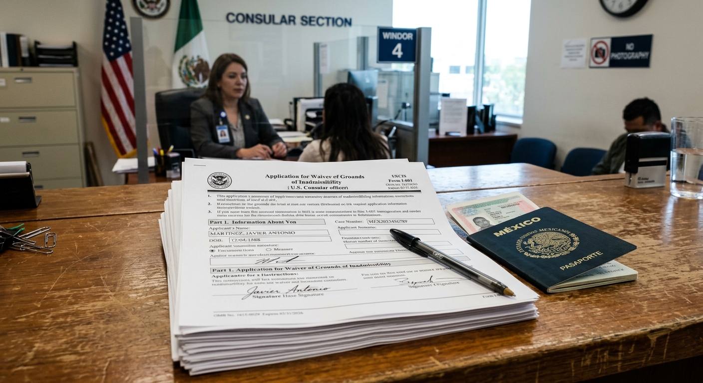 ¿Puedo sacar visa si estuve de ilegal en USA? Opciones reales 1 Organización de evidencia de lazos familiares y económicos para respaldar una solicitud de waiver migratorio.