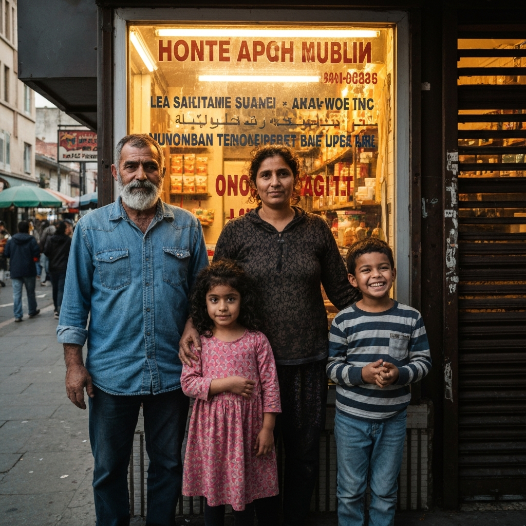 Impacto explosivo de H.R.1 en la inmigración: cambios clave, costos y barreras que podrían alterar todo 3 Familia frente a negocio pequeno, luz suave y senales multilingues.