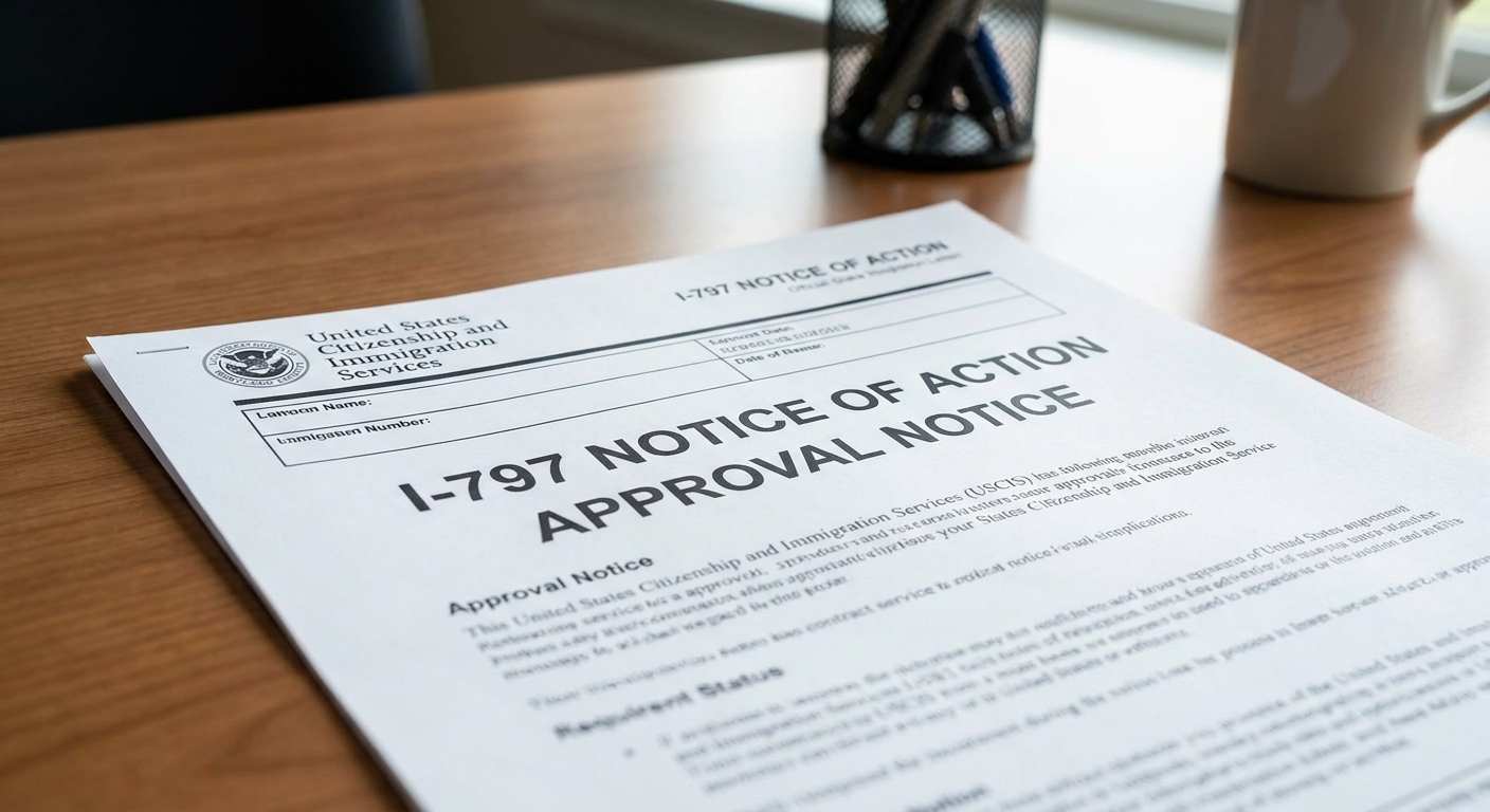 ¿Cómo solicitar la residencia para tus padres con la petición familiar? 3 Notificacion oficial de aprobacion I-797 para peticion familiar para padres I-130.