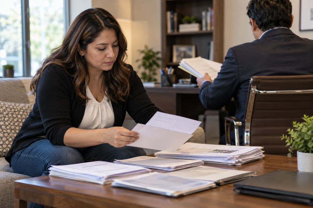 ¿Cuánto tarda la residencia por visa T y cuándo se solicita? 3 Mujer organiza pruebas de presencia física para su residencia por visa T.